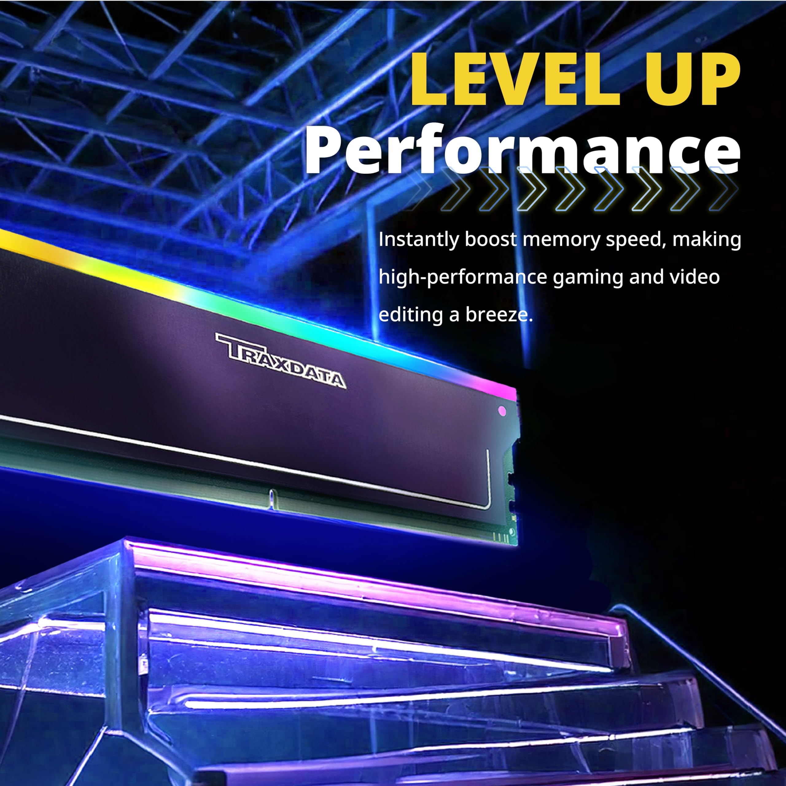 Amazon.com: Traxdata Gaming RGB DDR4 RAM 32GB (2x16GB) 3200MHz